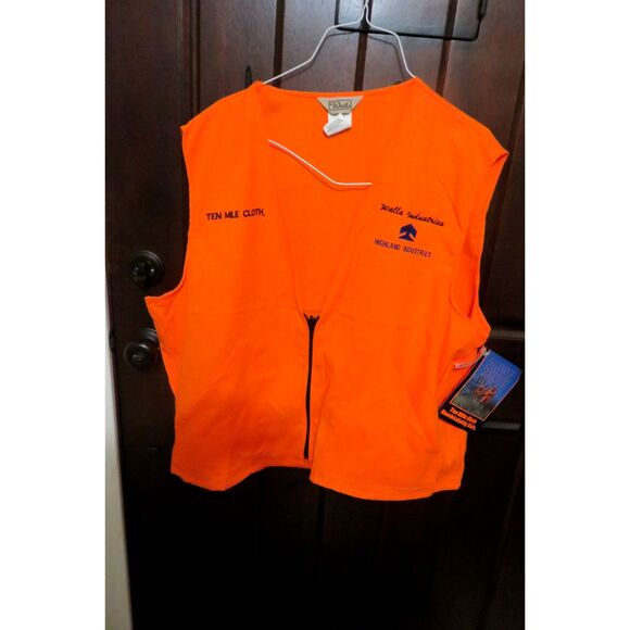 Walls Orange Hunting Safety Vest  X-Large Regular---Ten Mile Cloth NWT - Picture 1 of 4